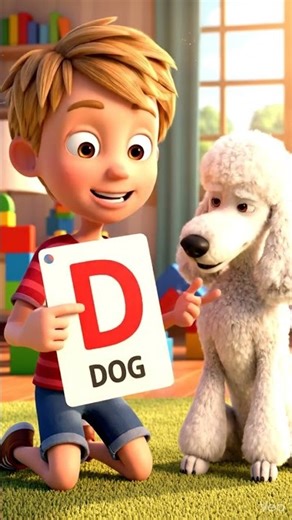 D for Dog | Learn words