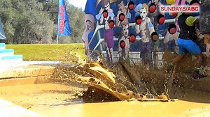 822 reactions · 46 shares | Here's a Slow Mo Wipeout to hold you over until tonight! An all new Wipeout: Win a Date With Jill airs this Sunday 8/7c on ABC. | Wipeout | Facebook