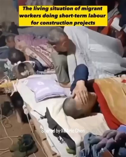 💔🏙️ The daily reality for China’s migrant workers is brutal: overcrowded, unsafe dorms and miserable living conditions that no human should endure. This is the suffering Chinese people — the real China the Communist Party desperately tries to hide from the world.While the CCP constantly paints a picture of prosperity and the “Chinese Dream,” they are desperately whitewashing the truth. This is the real hardship of China’s working class.#RealChina #ChinaLabor #MigrantWorkers #CCPLies #China