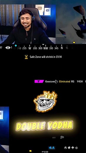 @RGGamerLive 🔥 ANGRY YOUTUBER 🤬 RG GAMER CALL ME DOUBLE VECTOR YODHA 🔥😎 #shorts #freefire