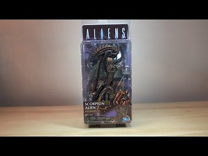 NECA ALIENS Scorpion Alien KO Action Figure Throwback Unboxing & Review