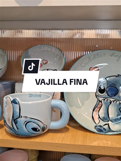 VAJILLA COMPLETA DE STITCH 🩵✨️ Taza, tazon y plato. Perfecto para independizarse y tener tus vajillas finas! #tazas #stitch #vajillastitch #tazon #vajillasbonitas