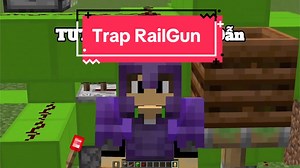 Railgun Trap Minecraft Tutorial - Best RailGun Trap (2026)