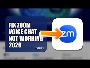 How To Fix Zoom Voice Chat Not Working 2026