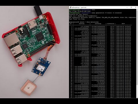 How to record GPS position on a Postgresql database using a Raspberry Pi - Tutorial