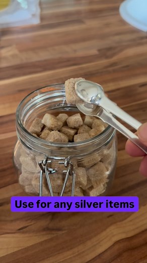 NANCY | Quick, easy silver clean #cleaning #silver #magic #tips #tipsandtricks | Instagram
