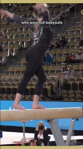 Why do male and female gymnasts wear different uniforms? #gymnast #olympics #calisthenics #sports
