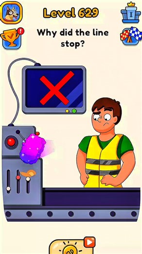 Why did the line stop? 🛑|| dop5(delete one part)game#shortfeed#growth#fyp