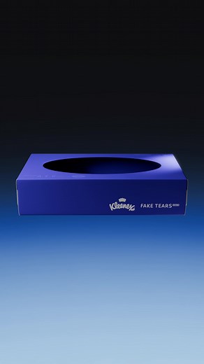 After years of research, we realized there was a kind of tear we had never addressed, a very contemporary one. No one asked for it, but here it is…Kleenex® Fake Tears edition. Our normal Kleenex® tissue box, but empty (more precisely, full of fake Kleenex® tissues). If you see someone who needs it, tag them.