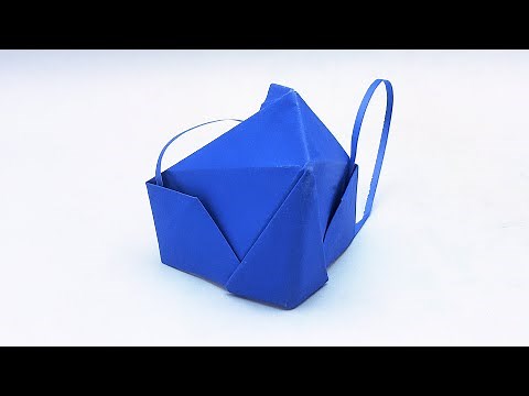 Easy Handmade Origami Paper Mask | How To Make Paper Face Mask Making Ideas | Diy Paper Crafts