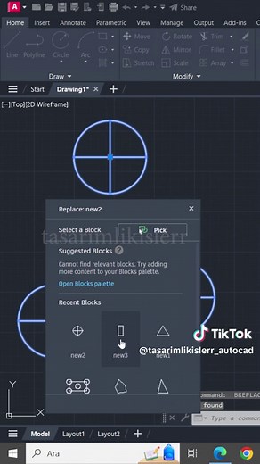 Autocad 2025- Smart Blocks Full video on my youtube channel You can reach from my profile #autocad2025 #tutorial #autocad