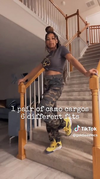Stylish Outfit Ideas with Camo Cargo Pants and Jordans