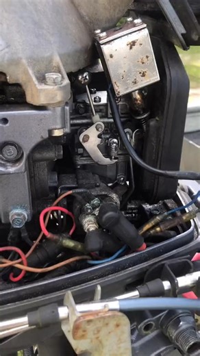 Little Yamaha engine clean up and corrosion treatment new wave style #yamaha #2stroke# cleaningtiktok #outboards #mechanicsoftiktok | Engine Cleaning Motorcycle | Facebook