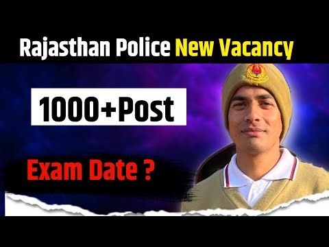 Rajasthan police new vacancy announced 10000+ post