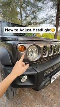 How to Adjust Headlight using Headlight Level Adjustor🧐