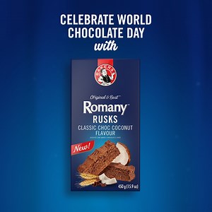 Sunday 7th July is World Chocolate Day! Indulge your craving with new Bakers Romany Rusks! Chocolatey, coconutty and deliciously dippable, they’re sure to become your new favourite! 🍫 #BakersRusks #BakersRomanyRusks #BakersFavourite #Bakers #WorldChocolateDay | Bakers Biscuits