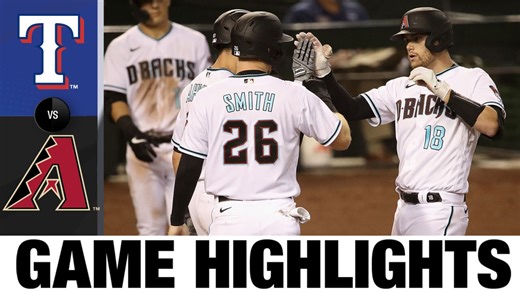 Rangers vs. D-backs Highlights