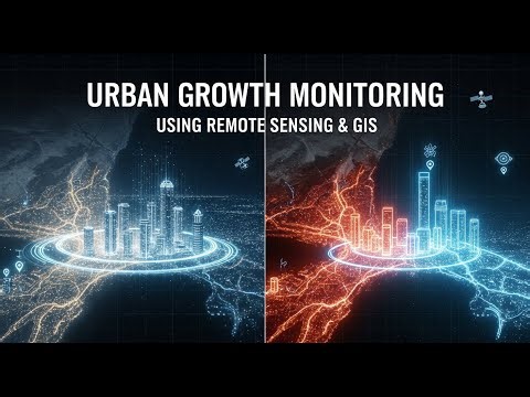 Urban Growth Monitoring using Remote Sensing || Urban Expansion Mapping || Urban sprawl mapping