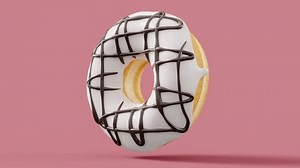 Donut glacé au chocolat avec des : vidéo de stock (100 % libre de droit) 3396891299 | Shutterstock