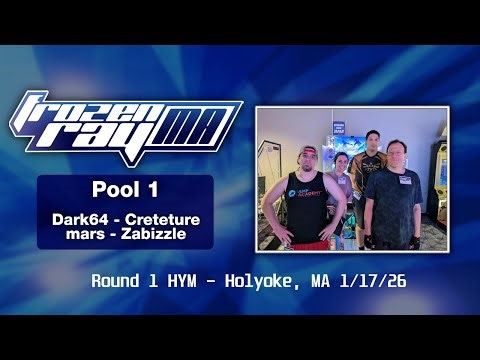 Frozen Ray MA DDR Tournament - Pool 1 (Dark64, Creteture, mars, Zabizzle)