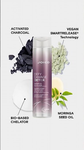 Hit reset on your hair! ✨ Defy Damage Detox Shampoo sweeps away buildup