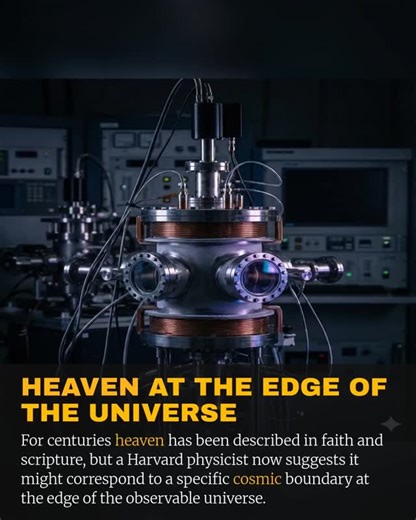 science.universe on Instagram: "What if heaven isn't a realm of clouds but the farthest edge of the universe itself? A Harvard physicist argues that the cosmic horizon — the boundary where galaxies flee faster than light — could be the very location described in ancient scriptures. Drawing on Hubble's discovery of cosmic expansion and Einstein's relativity, he shows that this invisible frontier is forever out of human reach, existing outside time as we know it. While believers have long spoken o