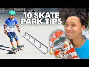 10 Skatepark TIPS for BEGINNERS!