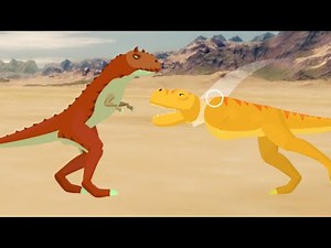 T-Rex Fights Carnotaurus · Game · Gameplay