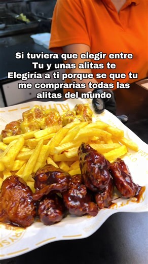 ¡Elige entre alitas y amor!