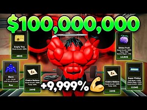 I Spent $100 MILLION and Got INSANE MUSCLE Boost in Gym League! (Roblox)