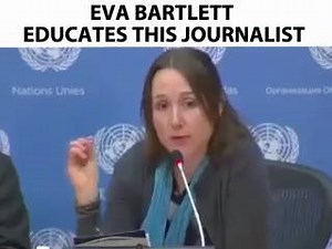 114K views · 819 reactions | Eva Bartlett an independent journalist at the UN Syria Mission press conference. A lot of information on the TV is not accurate when it comes to things like Syria. | Wake Up News | Facebook