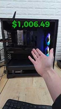 testing our $1000 single-stick PC build