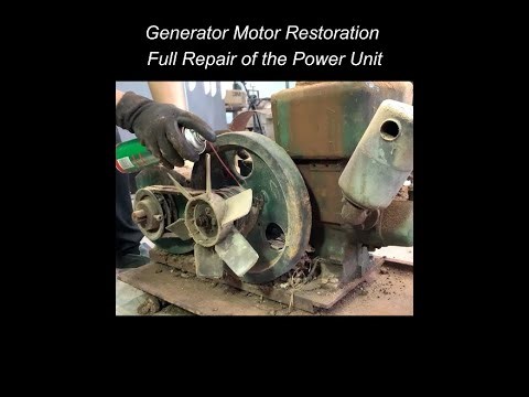 Generator Motor RestorationFull Repair of the power unit