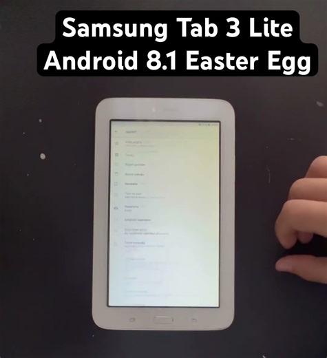 Samsung Tab 3 Lite Android Easter Egg #keşfet #smartphone #bitpazarı #tablet #tab3