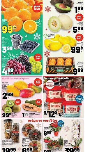 Metro weekly flyer / circulaire Dec 11 - Dec 17