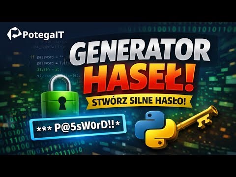 🔐 Generator haseł w Pythonie | Bezpieczne hasła w konsoli