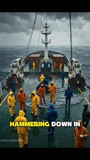 13K views · 246 reactions | The sky breaks. The deck floods. And for a moment, fatigue is washed away. ⚓ At sea, rain is more than weather— it’s relief, reminder, and rhythm. #SeafarerLife #LifeAtSea #SimplifiedMaritime | Simplified Maritime | Facebook