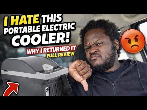 Electric car 12v electric fridge cooler warmer full review: Why I hate it and returned it $98