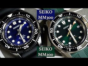 Seiko Marinemaster 300 & 200: A detailed visual comparison - Seiko SLA053 & SPB207J1