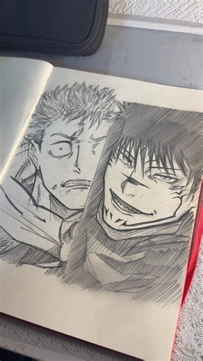 Sketching Yuji and Sukuna #art #artist #sketch #man | sketch