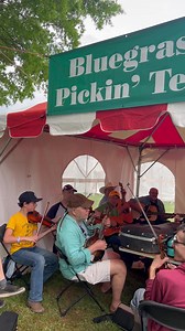 2K views · 67 reactions | We love seeing a bluegrass jam alive and well among generations at a festival! Even the rain can’t stop the pickin’ at MerleFest!!  | International Bluegrass Music Association | Facebook