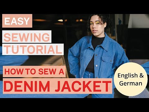 Easy Jeanjacket sewing tutorial: Step by step instructions | Sewingpattern "The Jean Jacket"
