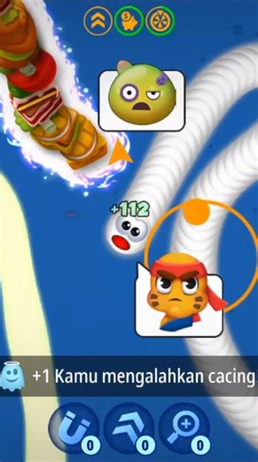 warm zone, game cacing