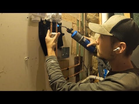 How I Added a Washer and Dryer in a Basement
