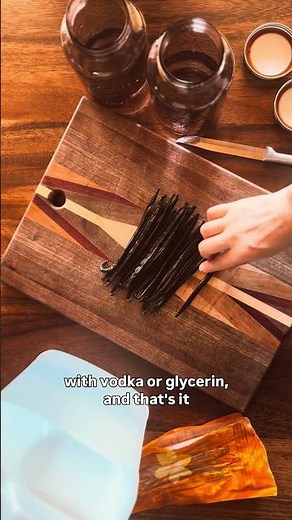The easiest way to make vanilla extract at home #diy #recipe #baking
