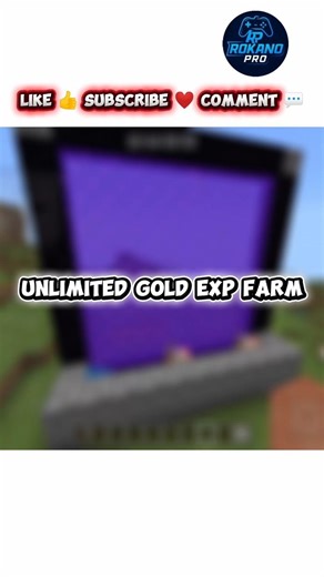 How to make Unlimited Gold Exp farm in Minecraft 🤯| #minecraft #shorts #gaming