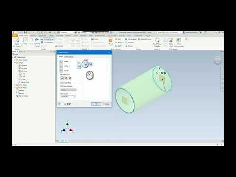 Inventor - Create a Sheet Metal Cylinder with an Angled Rip or Cut