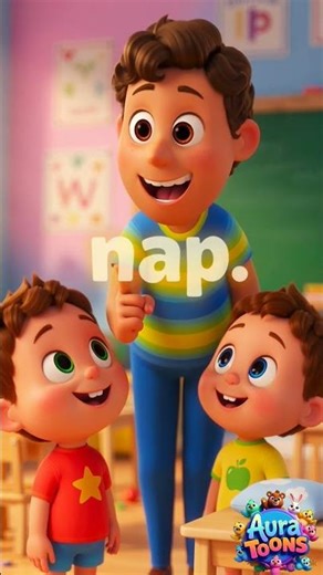 AP Word Family Song 🎵 | Cap, Map, Tap & More! #Shorts