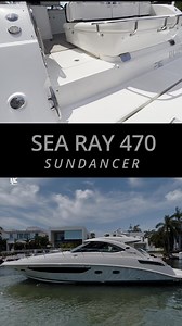 *Sea Ray 470 Sundancer* Este es el yate que esperabas. Venta de Sea Ray 470 Sundancer: Con dos camarotes y dos baños, tiene 47 pies de eslora, una manga de 14 pies, dos motores Cummins Zeus de 480 hp con 2,000 hrs de uso, tanque de agua de 350 galones y de 100 galones para el combustible. YC Todo México. #yate #yachtcancunbrokerage #ventabarcos #caribenáutico #lujo #videenelmar #yachtlife #mexico #cancun #searaysundancer #searayboats #pasiónporlosyates | YACHTCANCUN.COM