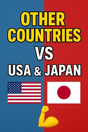 Other Countries vs USA & Japan — The Difference Will Shock You! 💪🌏 #USA #Japan #CountryComparison #GlobalPower #WorldLeaders #AmericaVsWorld #JapanTech #fblifestyle | Military News